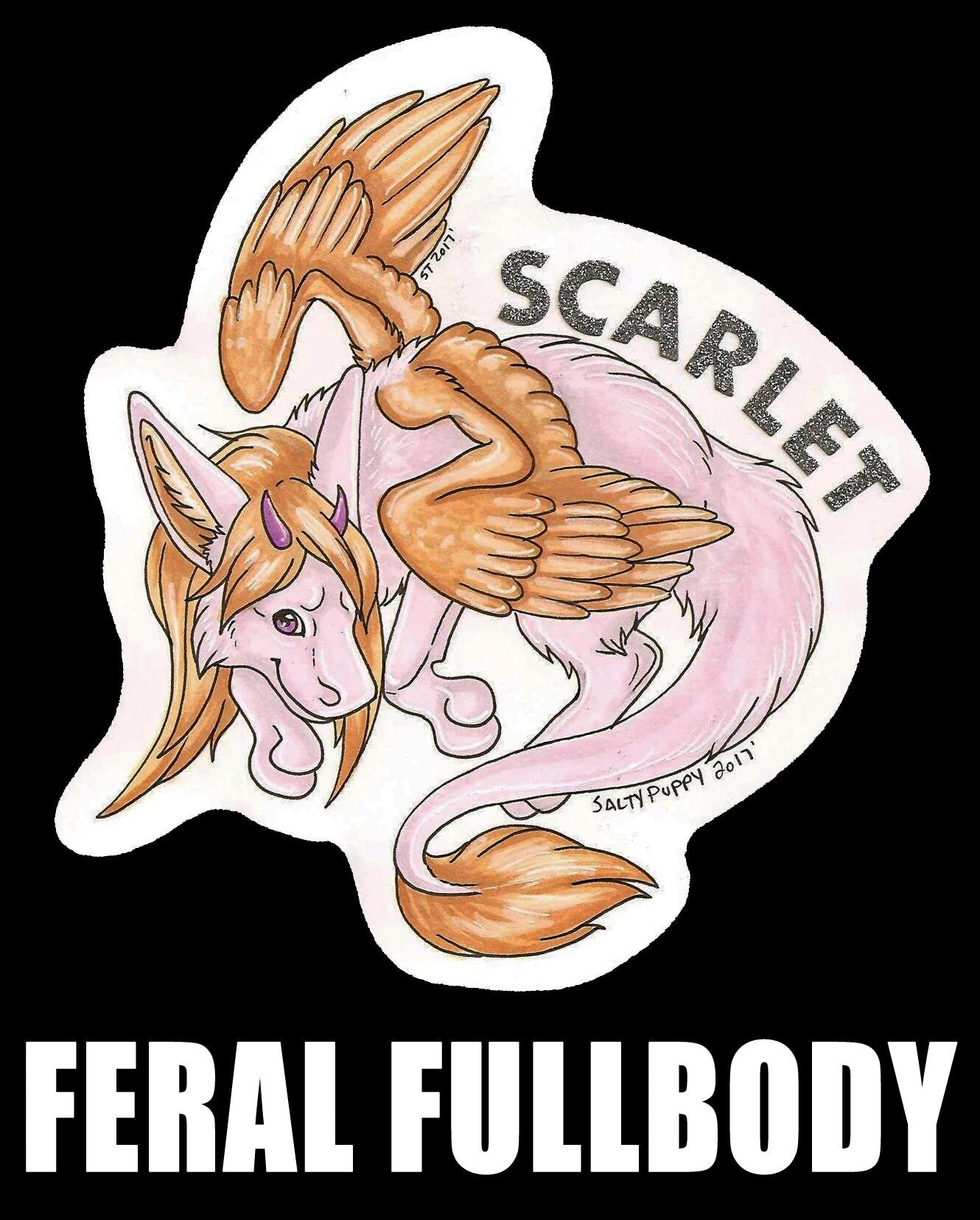 Custom Fursuit Character Badge or Artwork! Laminated and ready to wear!