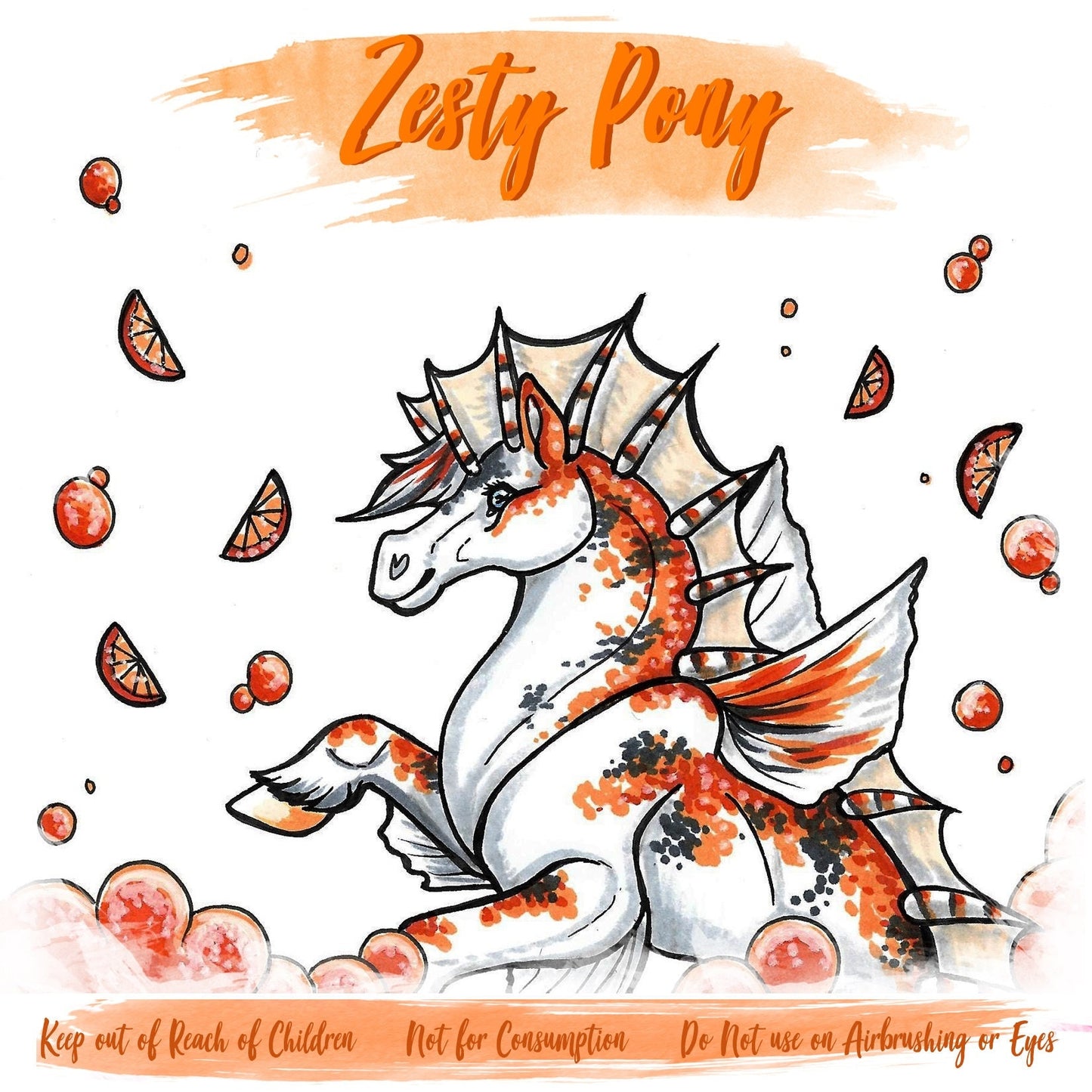 Orange Fursuit Spray 8oz - Zesty Pony Fragrance and Essential Costume Cleaner