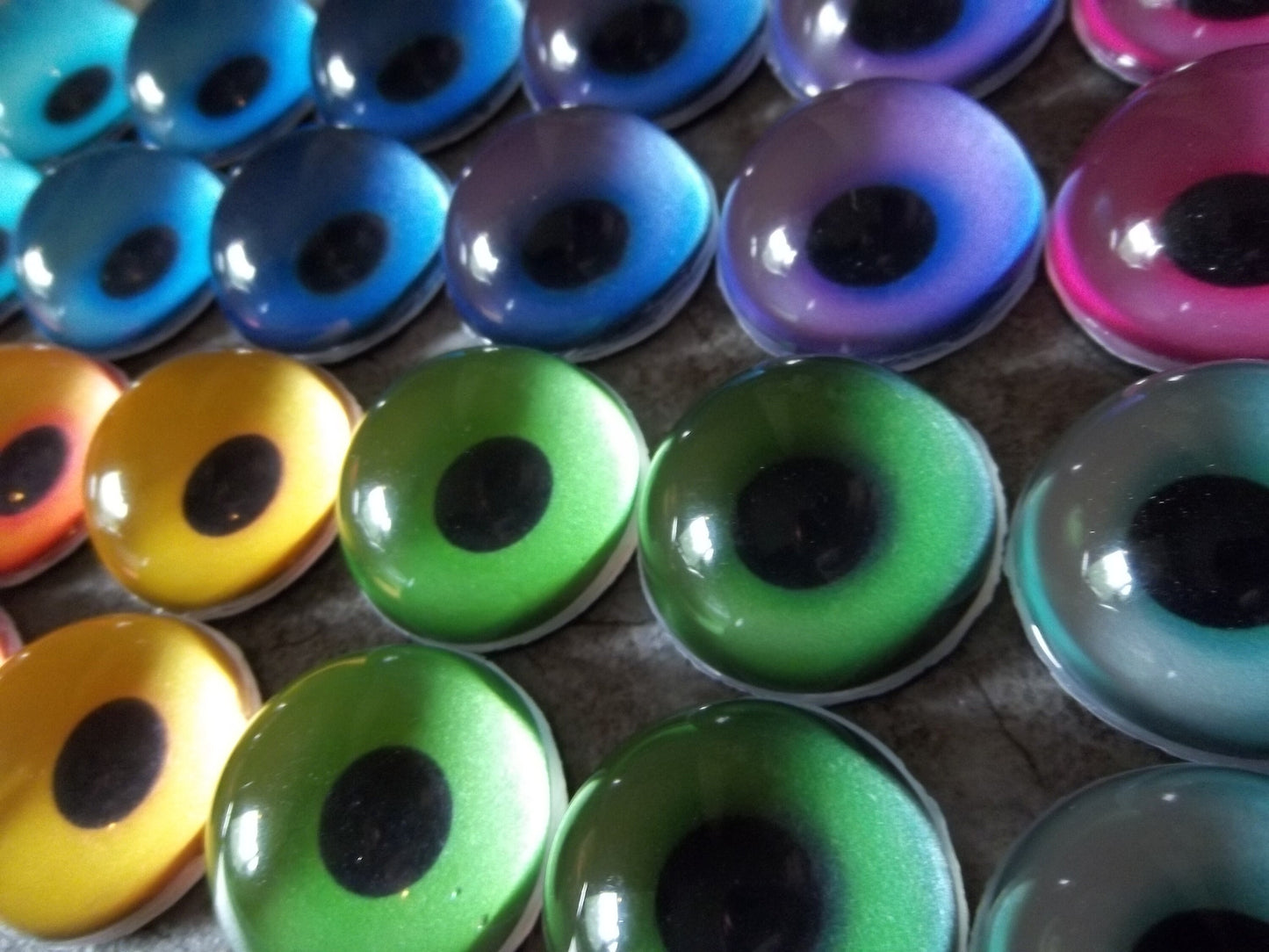PREMADE - Costume / Fursuit Eyes - Custom - 1.5" - Acrylic 3-D Follow Me Affect Eyes - Can make any design! V3