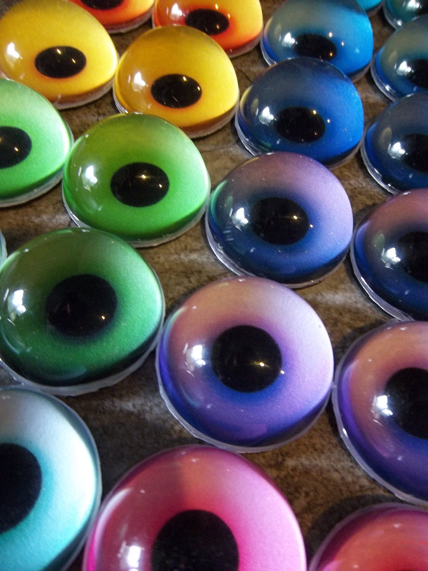 PREMADE - Costume / Fursuit Eyes - Custom - 1.5" - Acrylic 3-D Follow Me Affect Eyes - Can make any design! V3