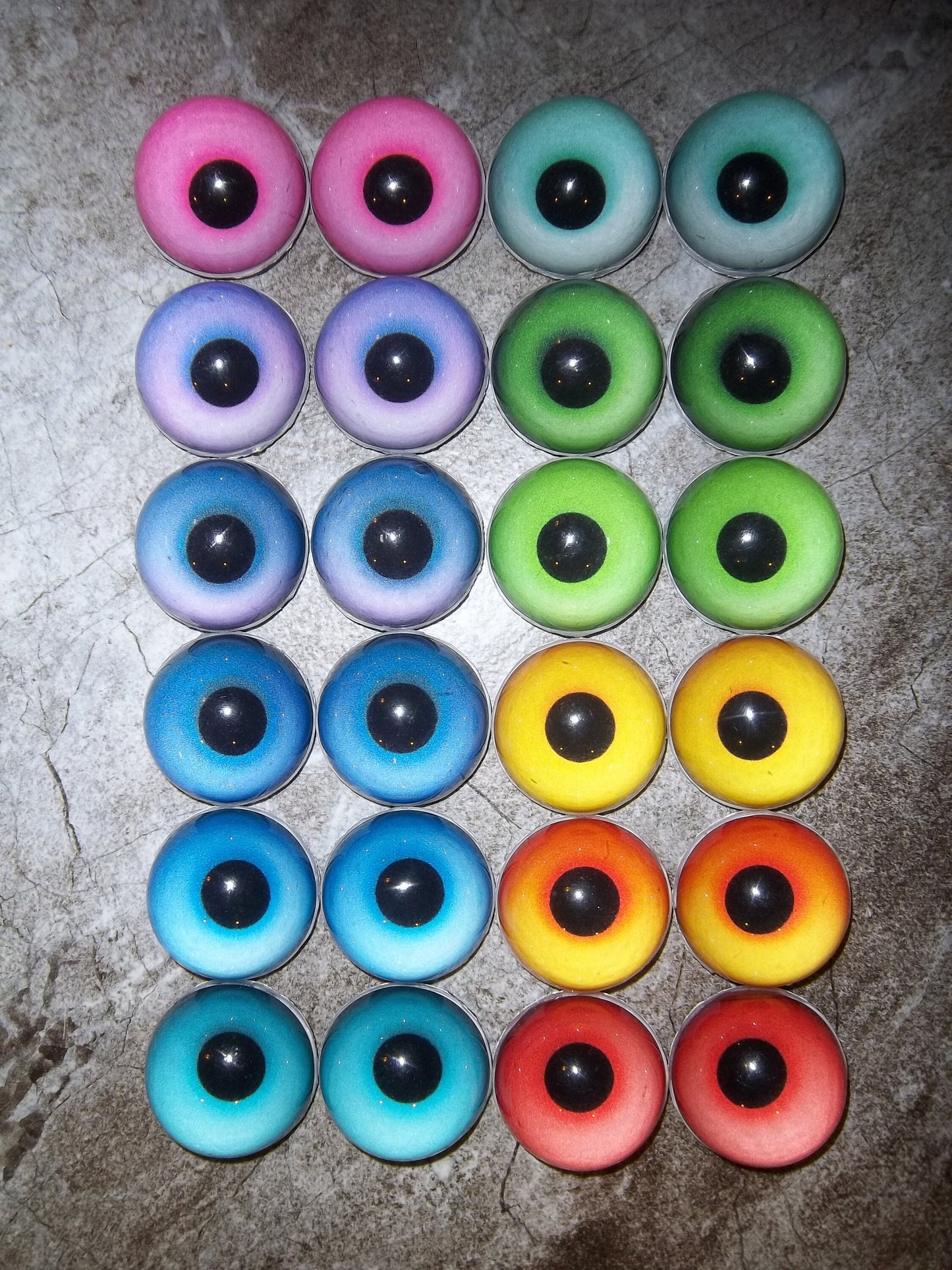 PREMADE - Costume / Fursuit Eyes - Custom - 1.5" - Acrylic 3-D Follow Me Affect Eyes - Can make any design! V3