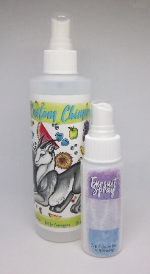Fursuit Spray Lemongrass Gator Grass Bottle Fragrance and Cleaner 8oz Essential Cleaning Costume Cleaner US Buyers Only