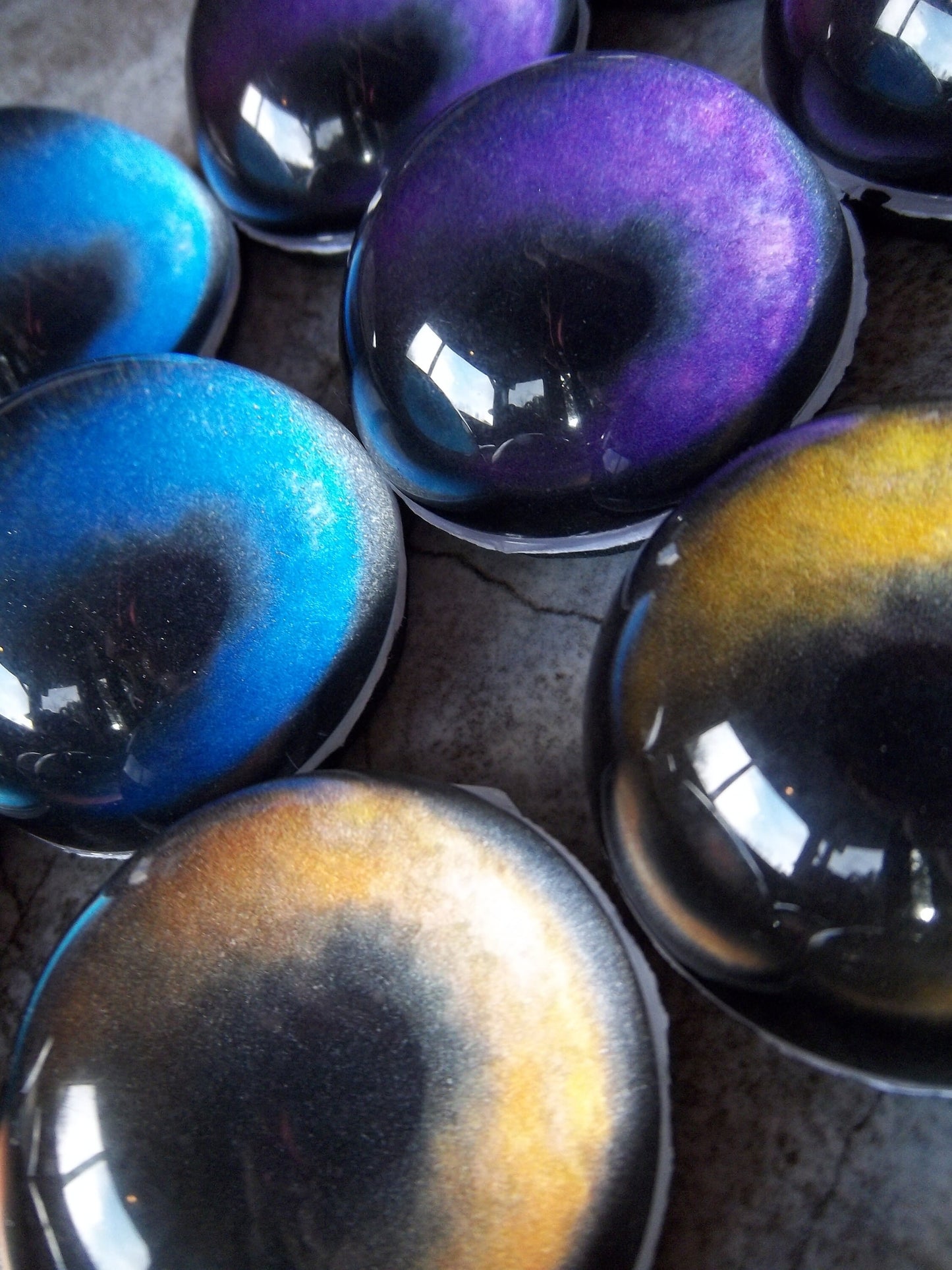 PREMADE - Costume / Fursuit Eyes - Custom - 1.5" - Acrylic 3-D Follow Me Affect Eyes - Can make any design! V4