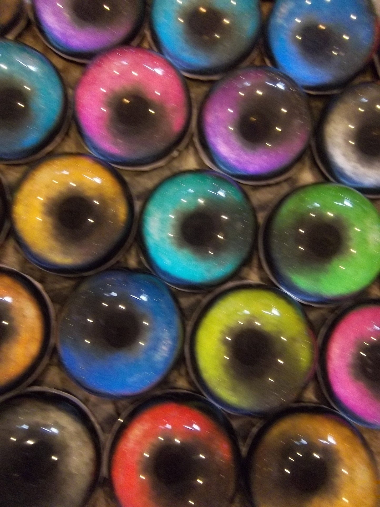 PREMADE - Costume / Fursuit Eyes - Custom - 1.5" - Acrylic 3-D Follow Me Affect Eyes - Can make any design! V4