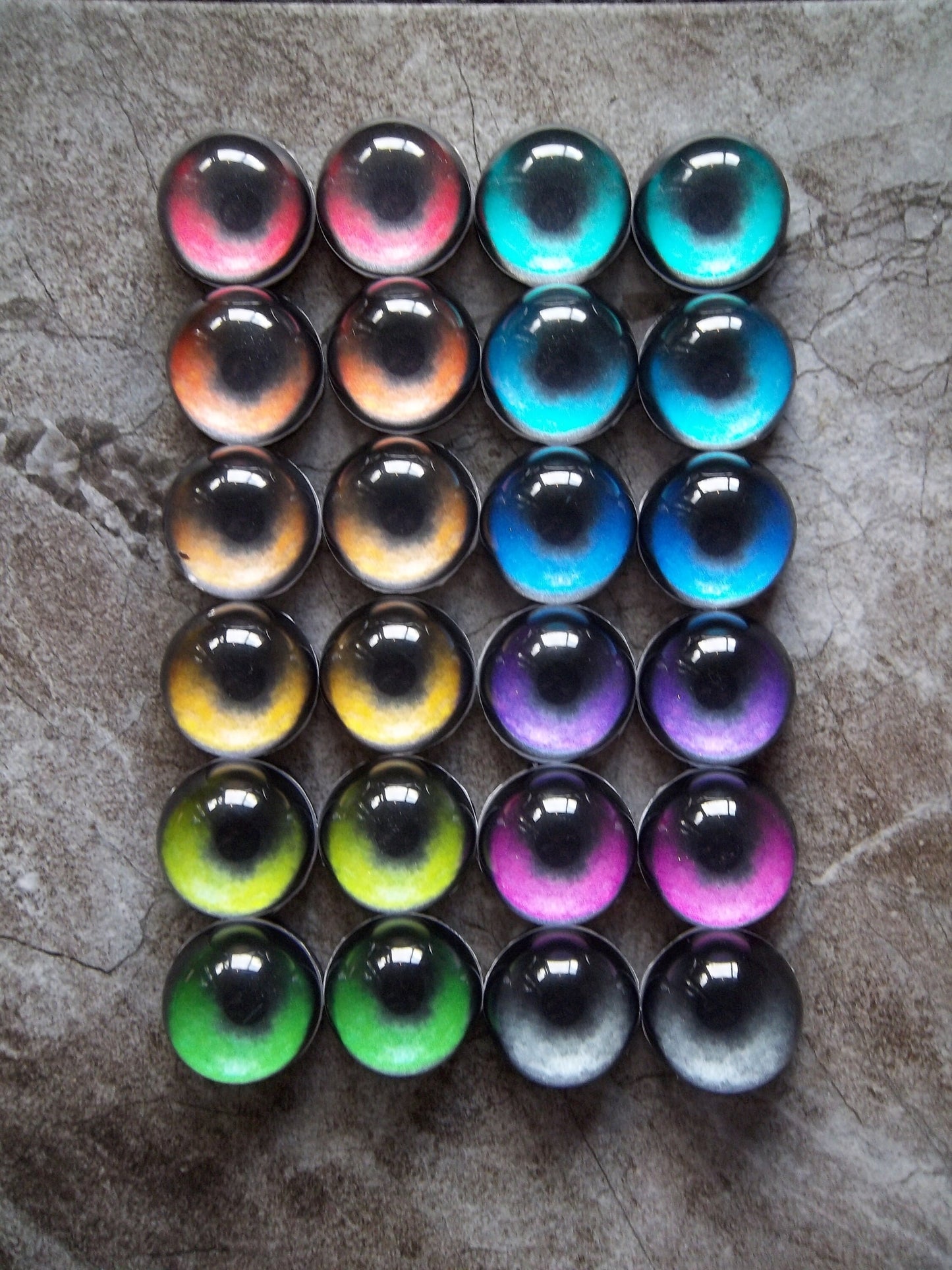 PREMADE - Costume / Fursuit Eyes - Custom - 1.5" - Acrylic 3-D Follow Me Affect Eyes - Can make any design! V4