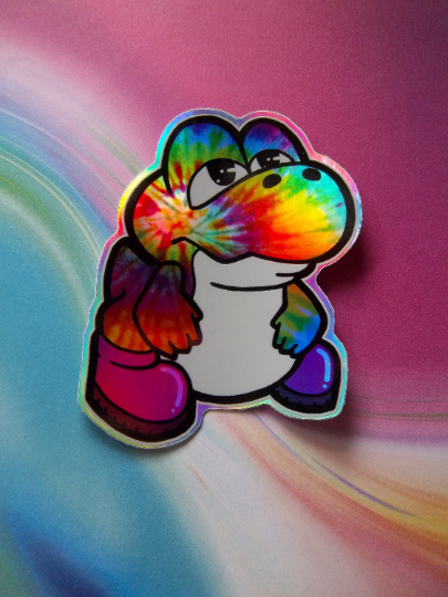 3" Baby Yoshi Holofoil Sticker