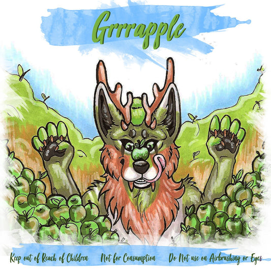 Green Apple Fursuit Spray 8oz - Grrrapple Fragrance and Essential Costume Cleaner