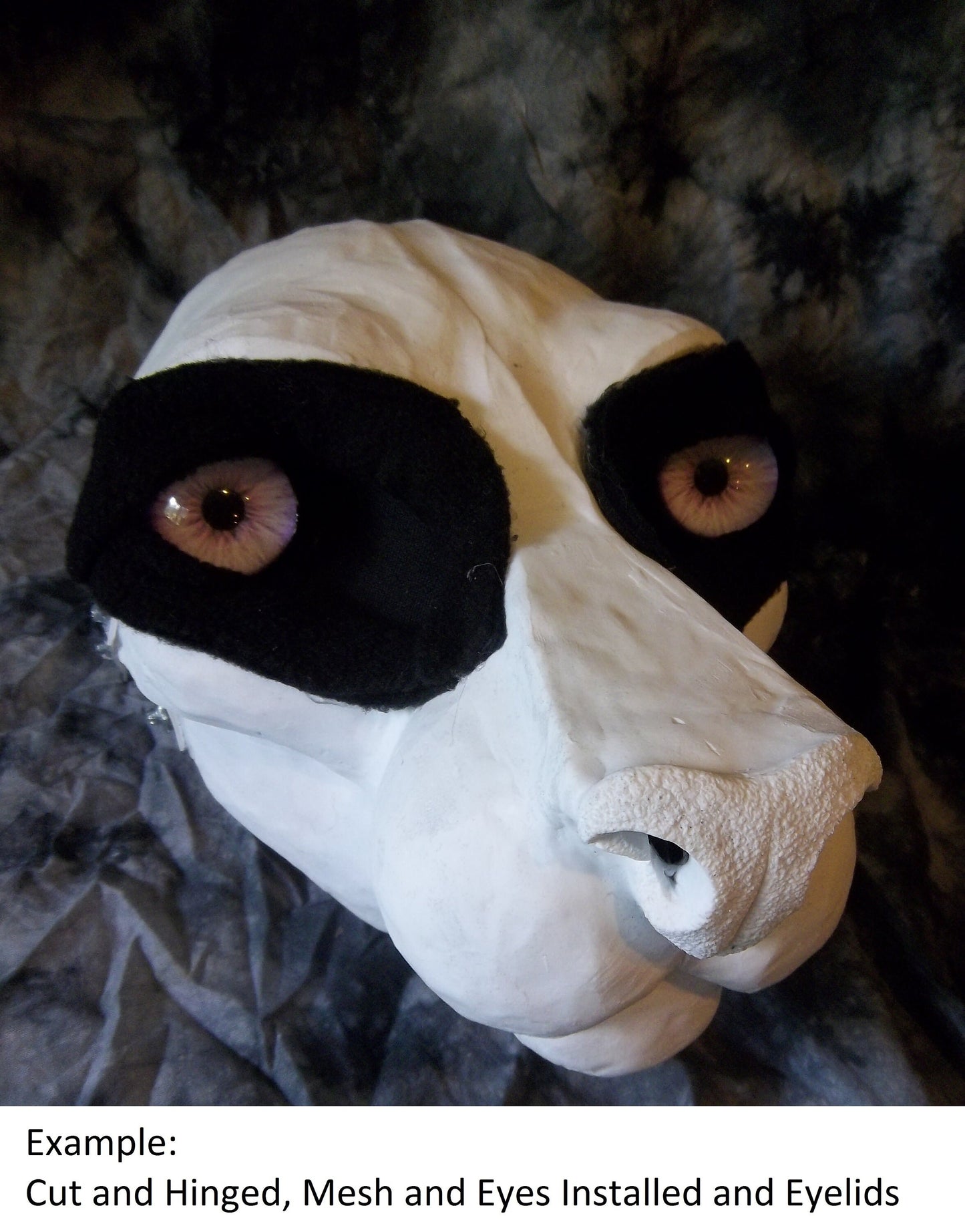 Semi Realistic Feline Mask Blanks (Jawset available), Fursuit Head Base Costume Mask Larp Fest