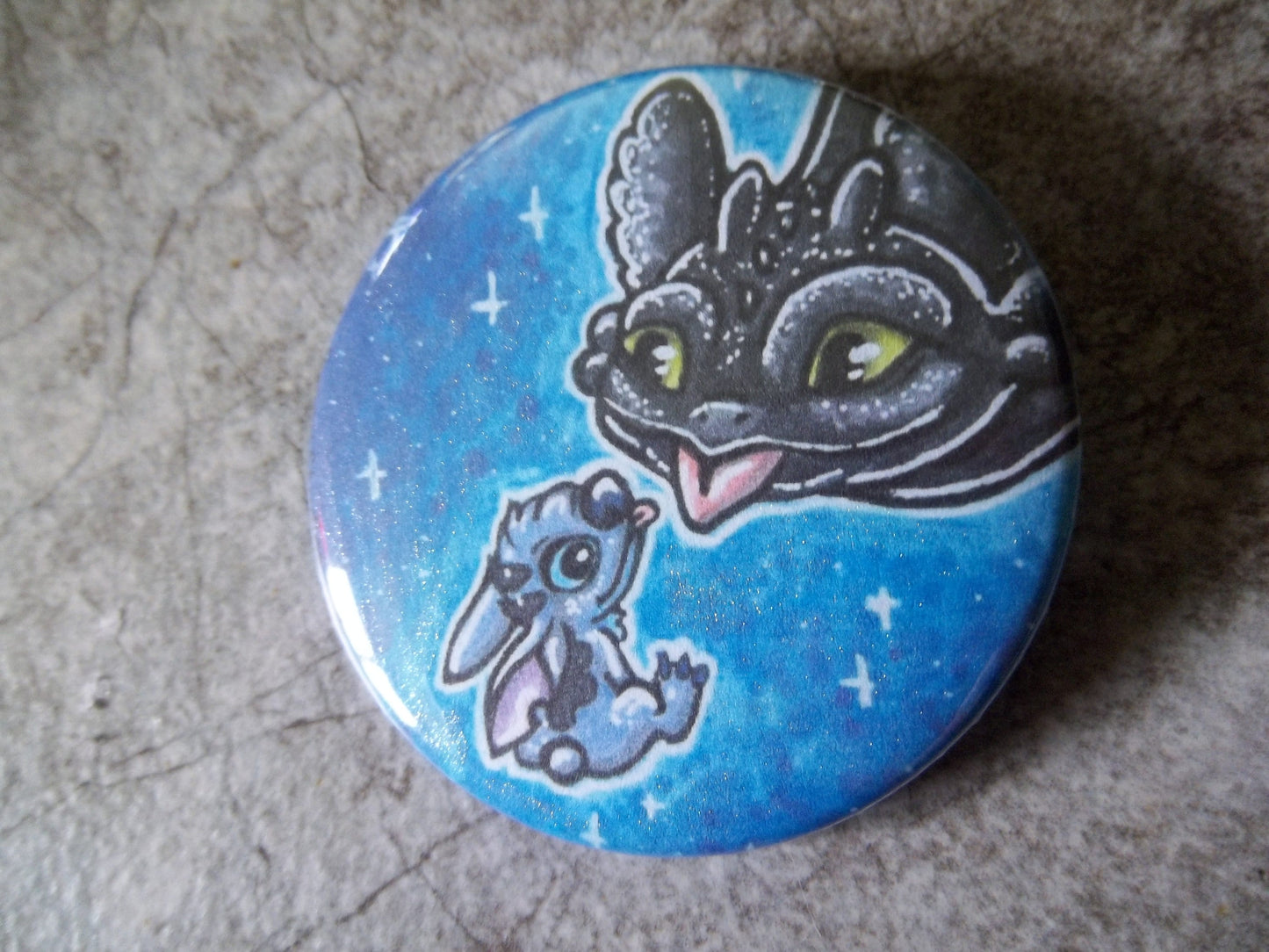 How To Train Your Dragon 2.25" Metal Pin Back Buttons