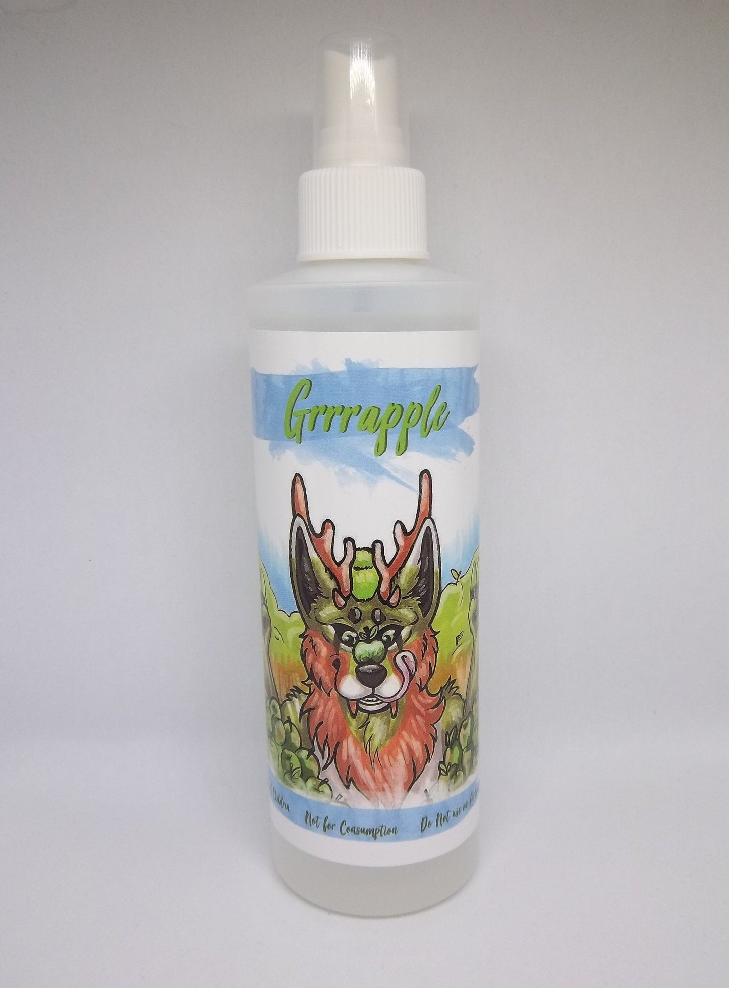 Green Apple Fursuit Spray 8oz - Grrrapple Fragrance and Essential Costume Cleaner
