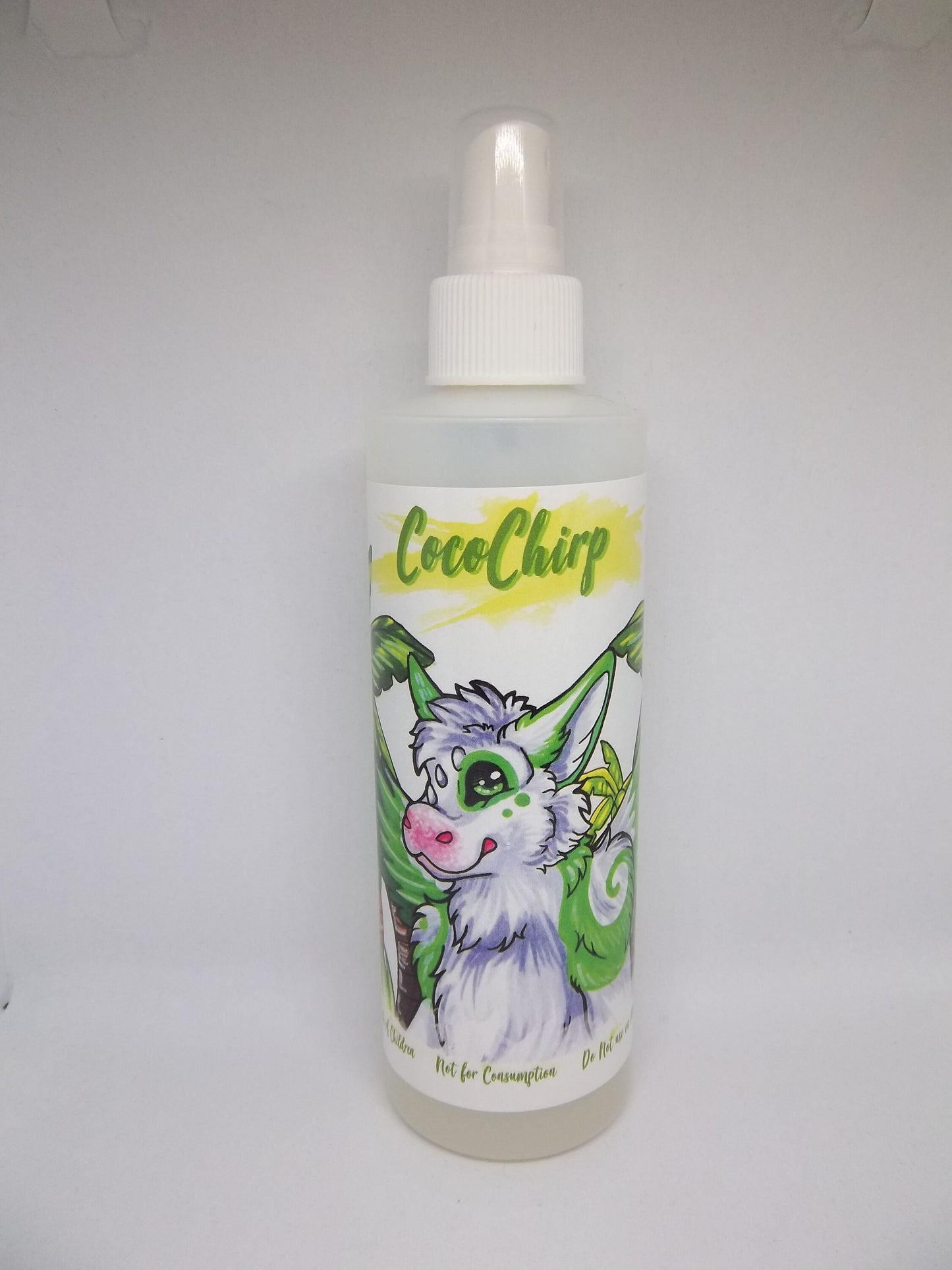Coconut Fursuit Spray 8oz - CocoChirp Fragrance and Essential Costume Cleaner