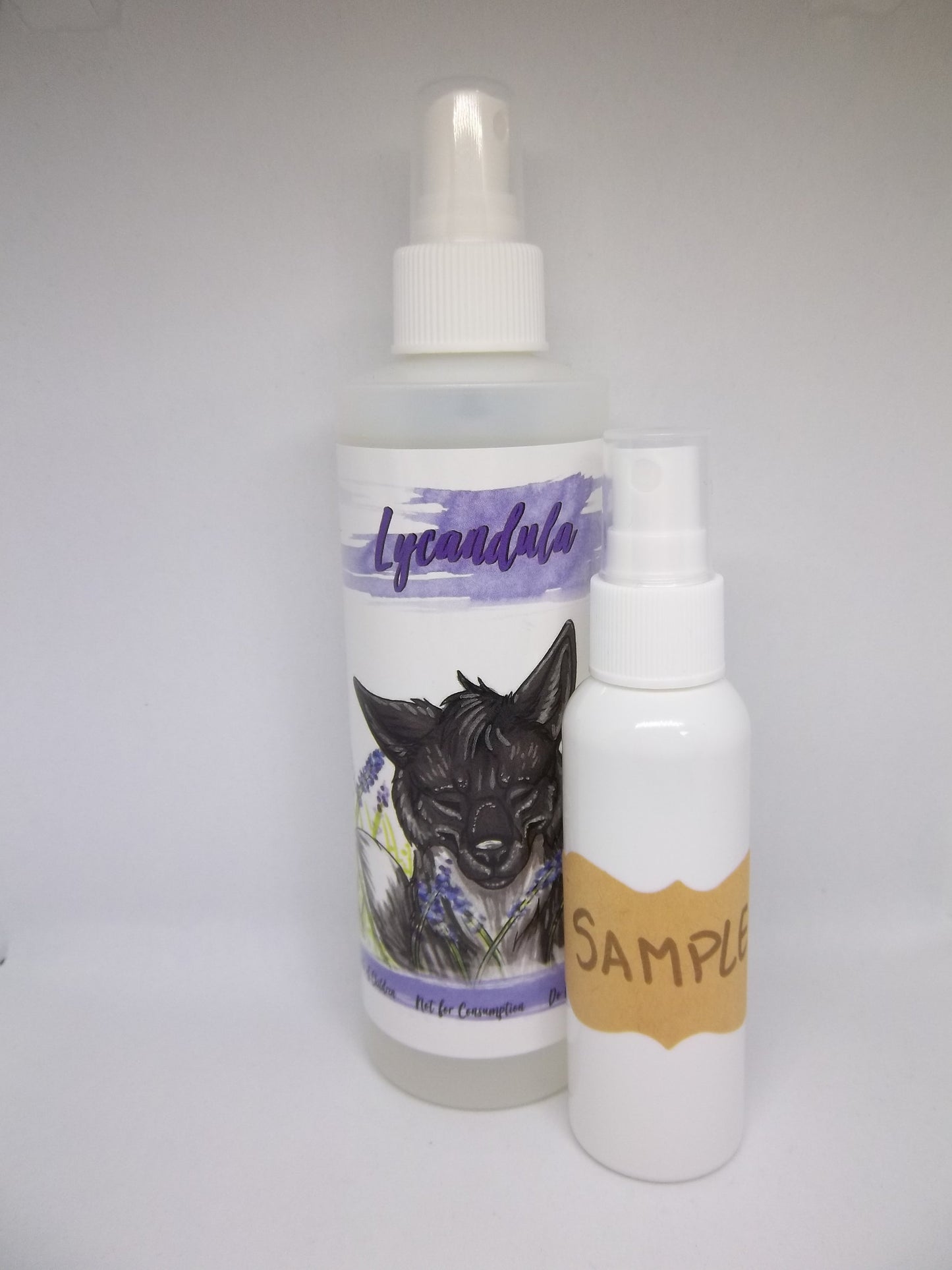 Lavender Fursuit Spray 8oz - Lycandula Fragrance and Essential Costume Cleaner