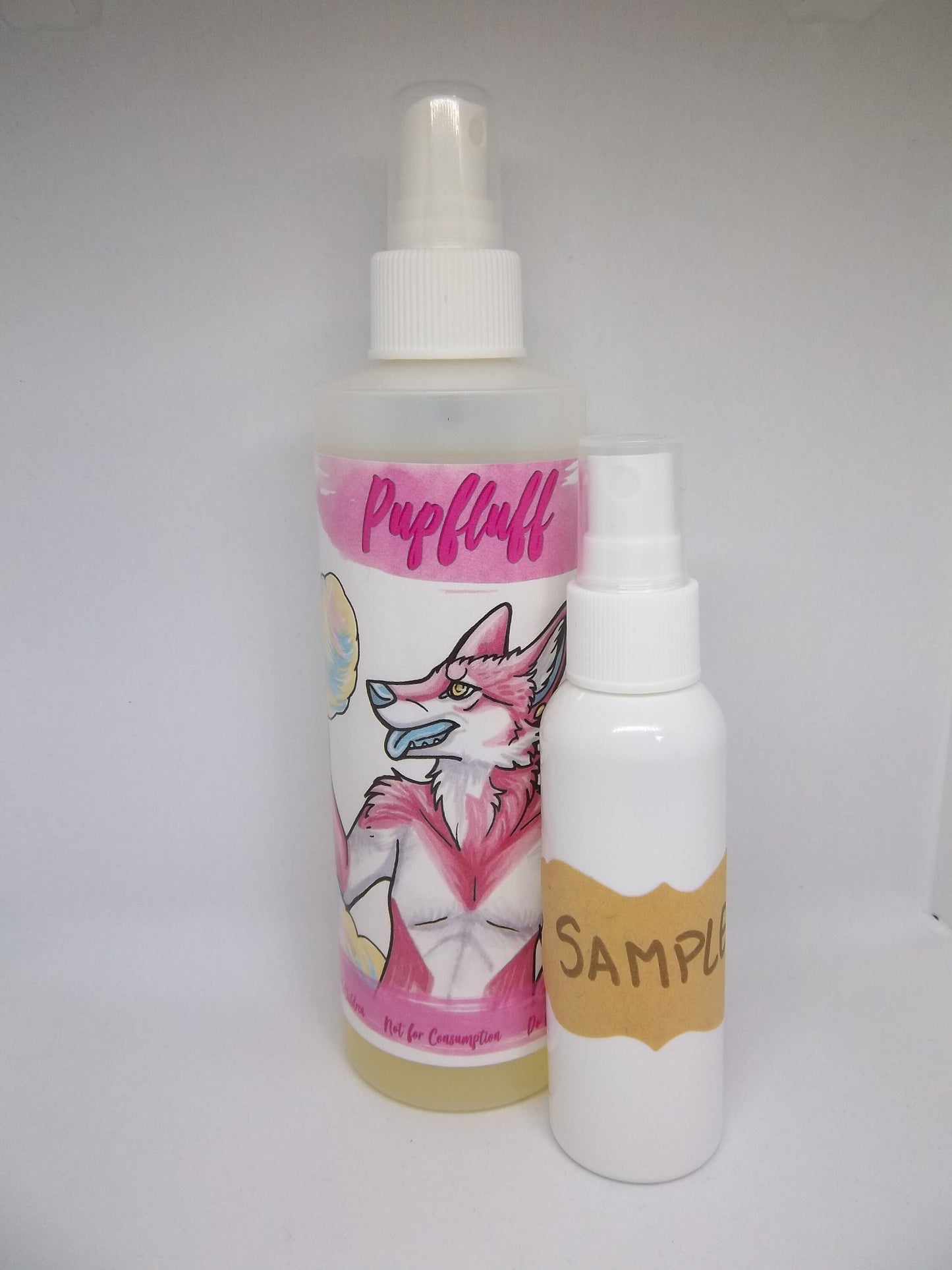 Fursuit SprayCotton Candy Pupfluff Bottle Fragrance and Cleaner 8oz Essential Cleaning Costume Cleaner US Buyers Only