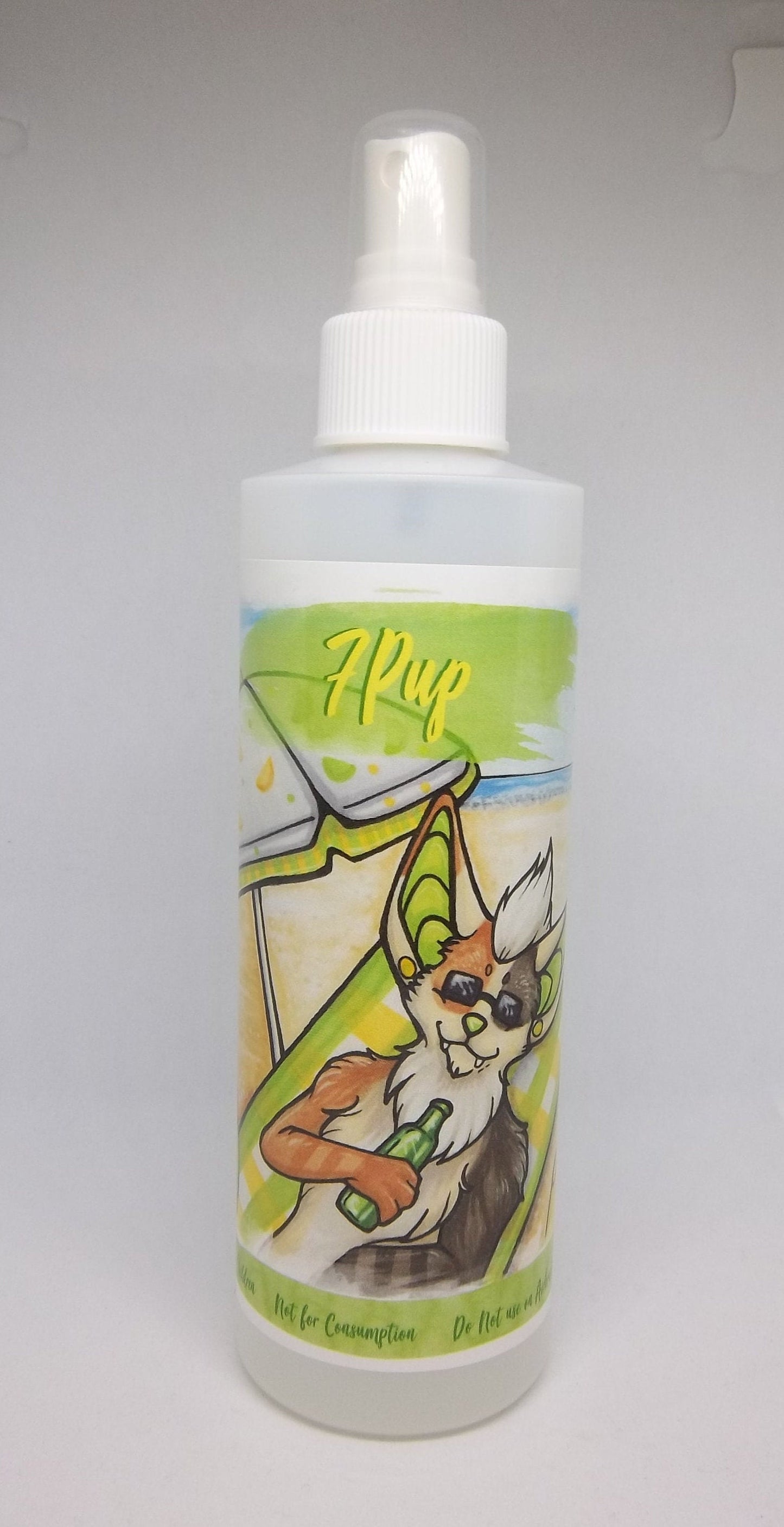 Fursuit Spray Lemon Lime Soda 7Pup Bottle Fragrance and Cleaner 8oz Essential Cleaning Costume Cleaner US Buyers Only