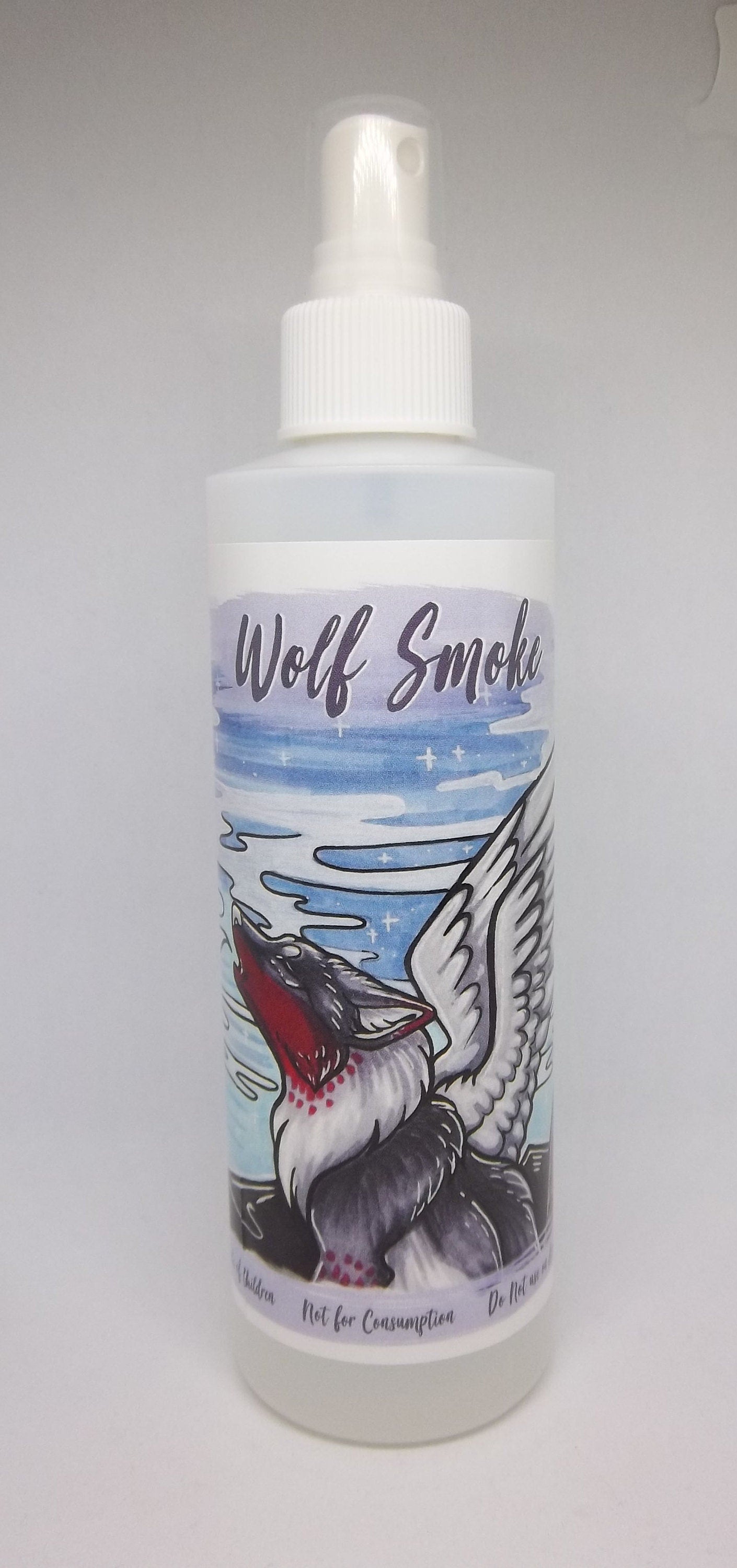 Woodsmoke Fursuit Spray 8oz - Wolf Smoke Fragrance and Essential Costume Cleaner