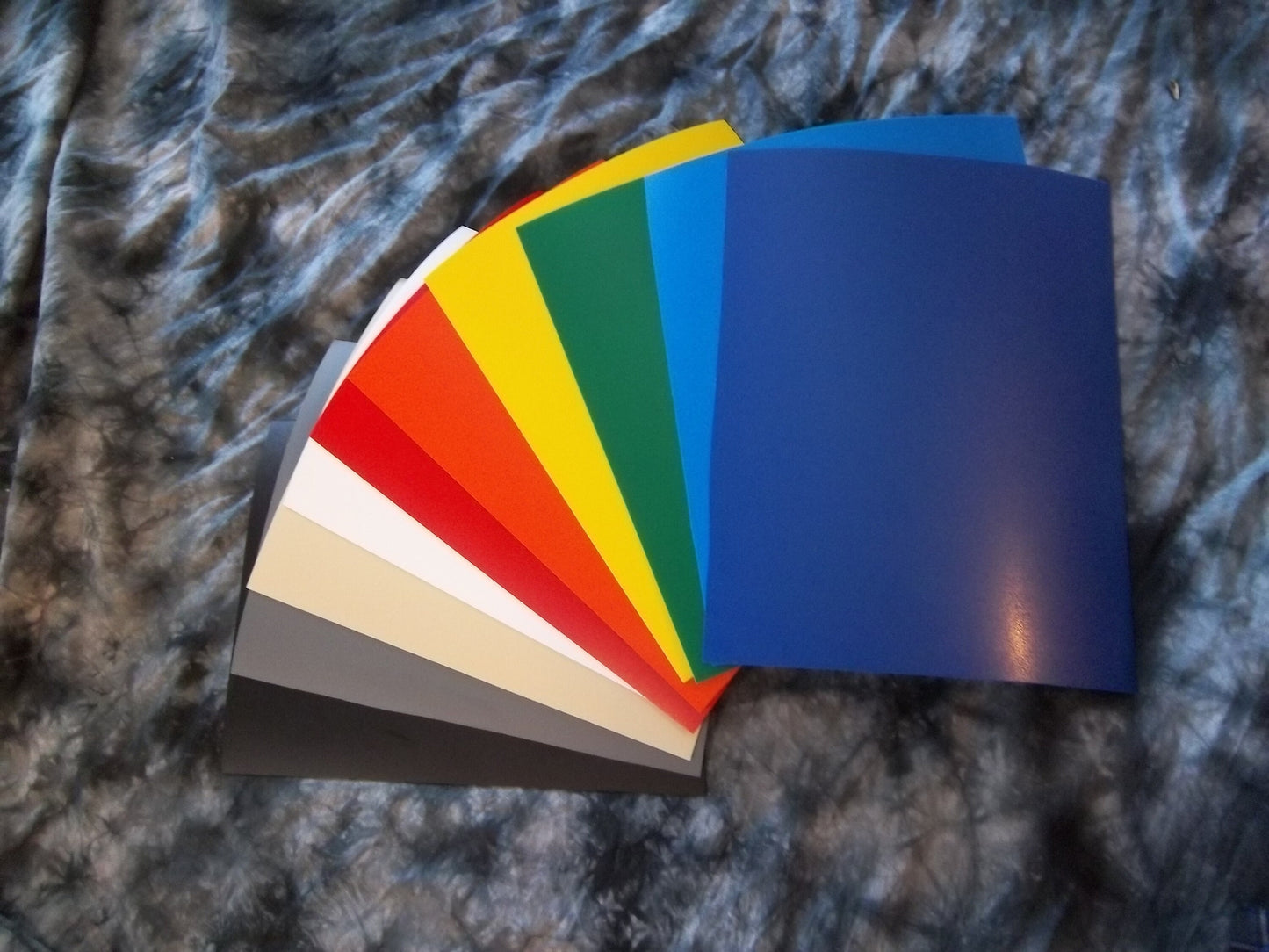 Fursuit Plastic Sheet - 8.5 x 11 Lots of Colors, Easy to cut and durable!