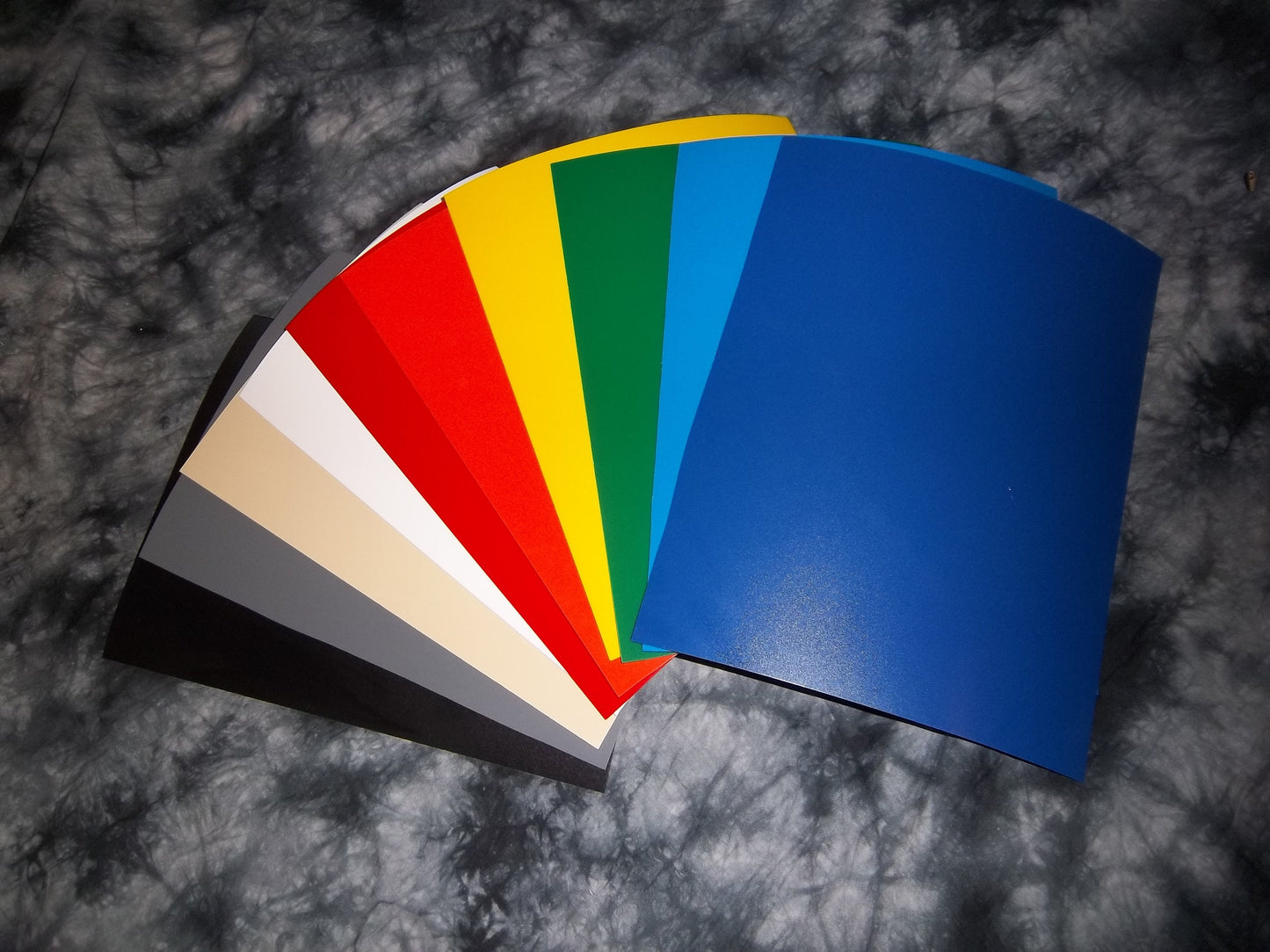 Fursuit Plastic Sheet - 8.5 x 11 Lots of Colors, Easy to cut and durable!