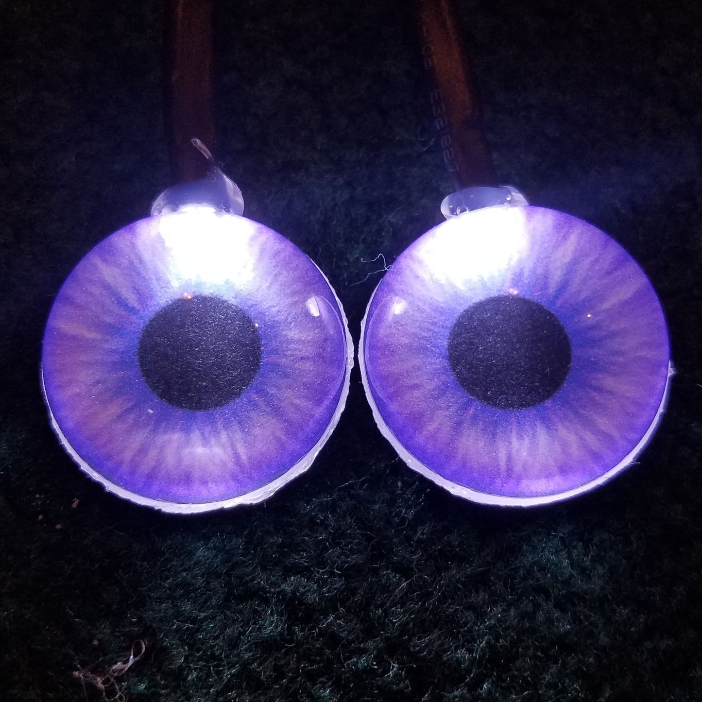 LED Costume / Fursuit Eyes - Custom - .5" - 2" - Acrylic 3-D Follow Me Affect Eyes