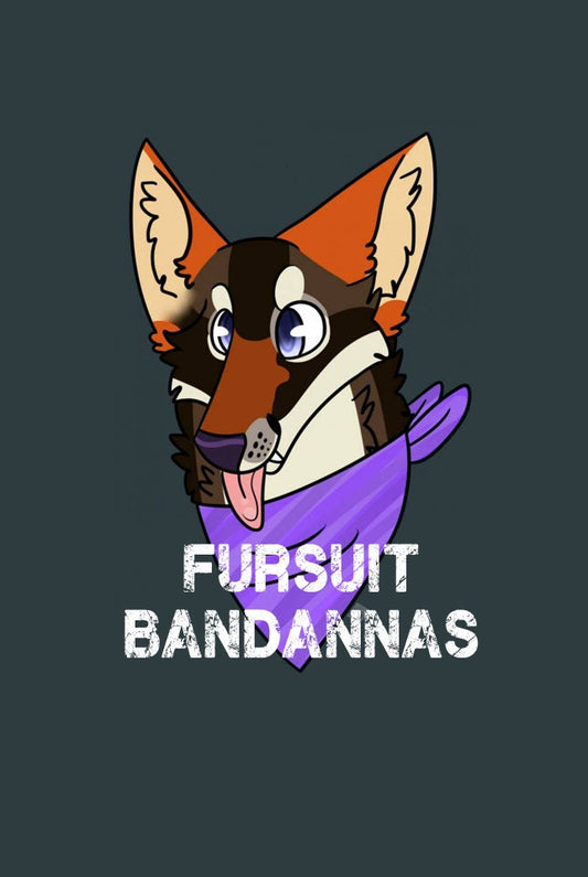 Jumbo Bandana (TONS OF PRINTS!) - Double Sided Fursuit Costume Bandana Bandanna Scarf Accessory