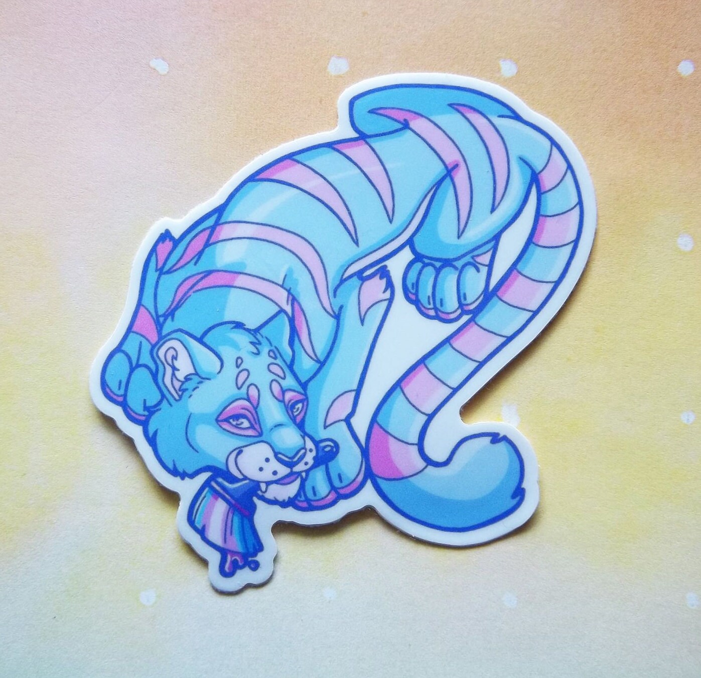 Feed Your Neopets Sticker Original Art - 3" Glossy Durable Vinyl