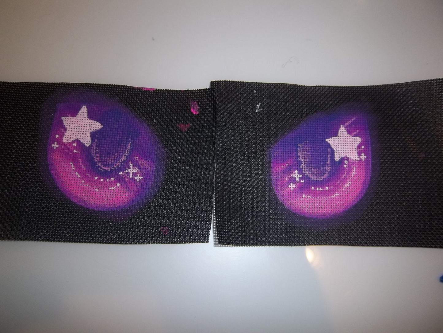 Fursuit / Costume Eye Mesh (Lots of Colors!) - Waterproof Durable Canvas / Perforated Mesh - 8.5x11 - NO TRACKING